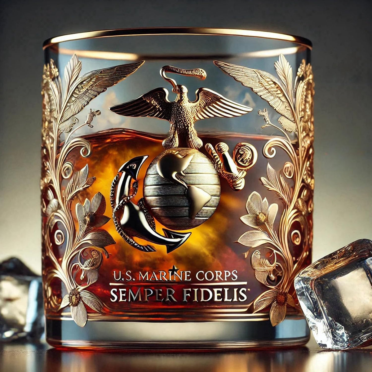 Olygee Veteran Tribute Glass