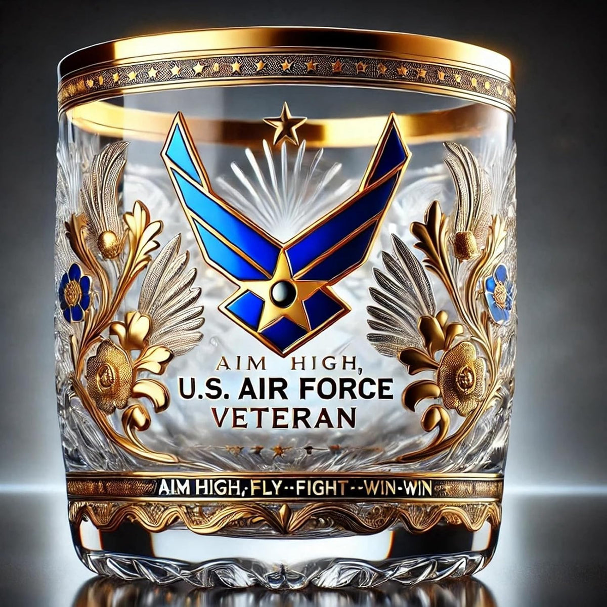 Olygee Veteran Tribute Glass
